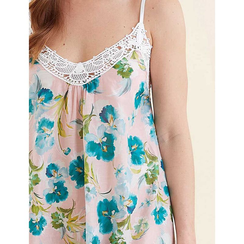 Papinelle Audrey Floral Lace Front Maxi Nightie image number 2
